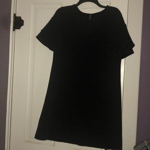 Black knee high formal dress